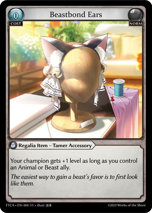Beastbond Ears (004) [Fractured Crown: Armaments] | Card Merchant Takapuna