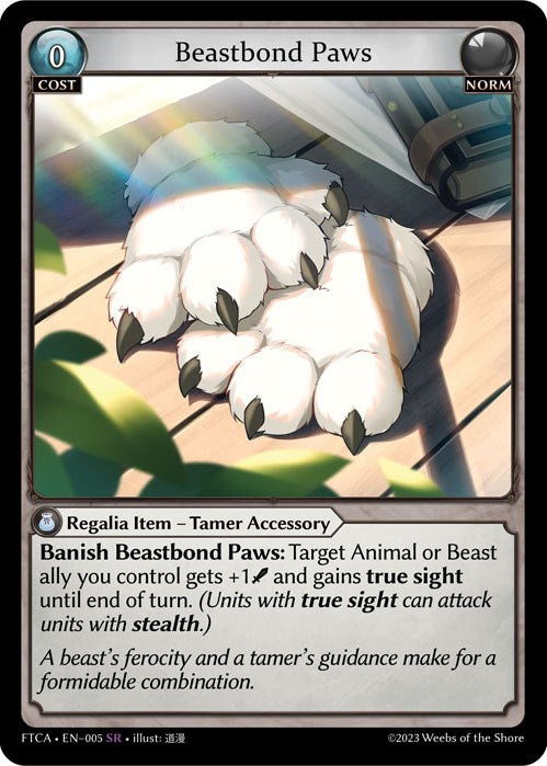 Beastbond Paws (005) [Fractured Crown: Armaments] | Card Merchant Takapuna