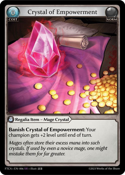 Crystal of Empowerment (030) [Fractured Crown: Armaments] | Card Merchant Takapuna