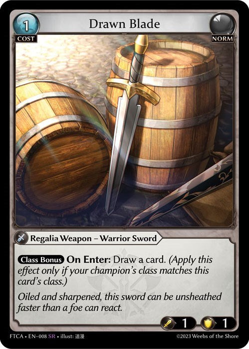 Drawn Blade (008) [Fractured Crown] | Card Merchant Takapuna