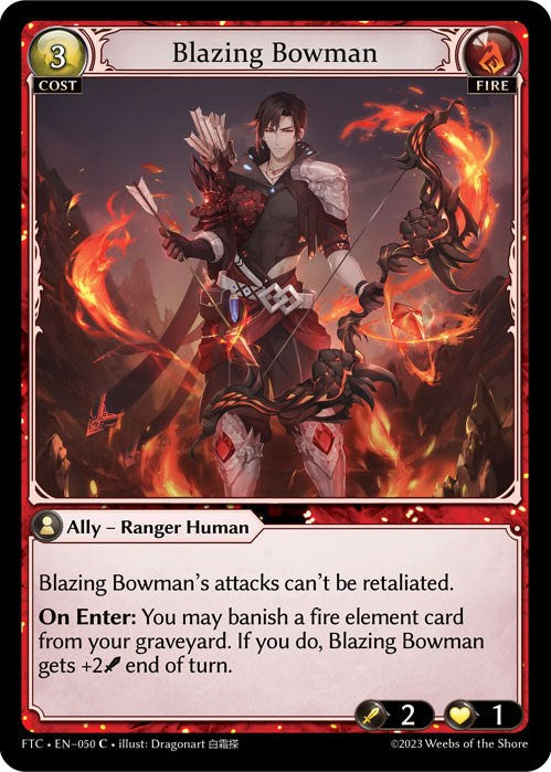 Blazing Bowman (050) [Fractured Crown] | Card Merchant Takapuna