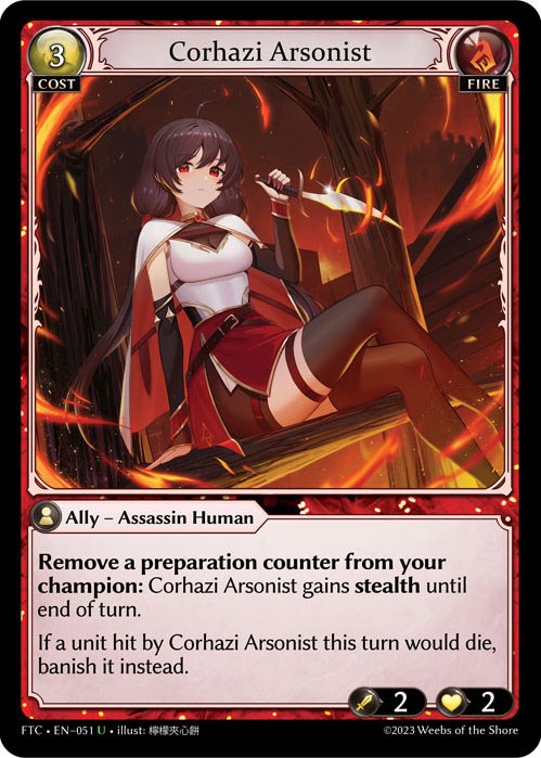 Corhazi Arsonist (051) [Fractured Crown] | Card Merchant Takapuna
