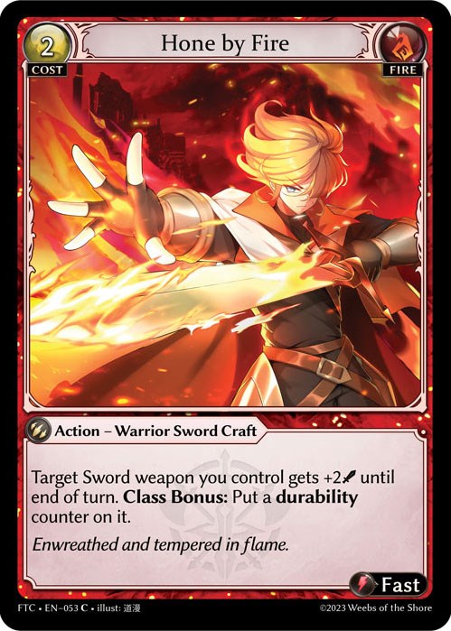 Hone by Fire (053) [Fractured Crown] | Card Merchant Takapuna