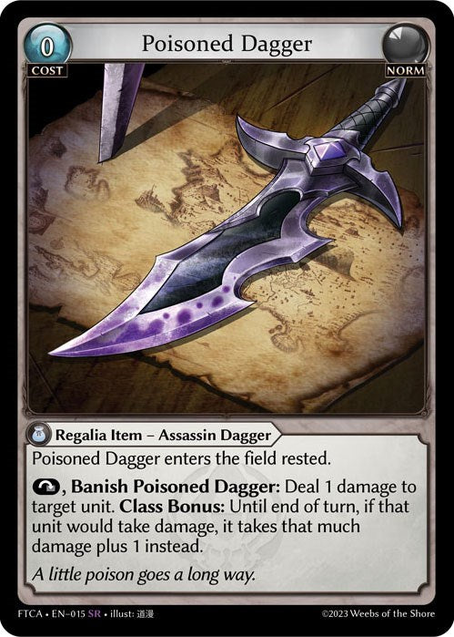 Poisoned Dagger (015) [Fractured Crown: Armaments] | Card Merchant Takapuna