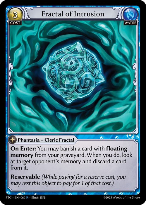 Fractal of Intrusion (060) [Fractured Crown] | Card Merchant Takapuna