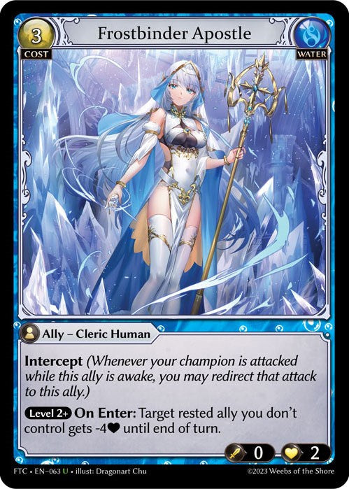 Frostbinder Apostle (063) [Fractured Crown] | Card Merchant Takapuna