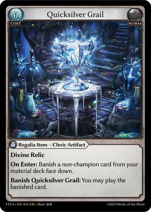 Quicksilver Grail (016) [Fractured Crown: Armaments] | Card Merchant Takapuna