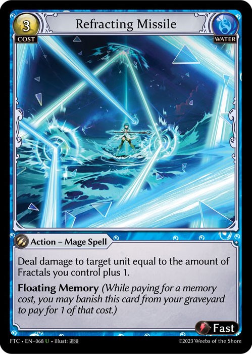 Refracting Missile (068) [Fractured Crown] | Card Merchant Takapuna