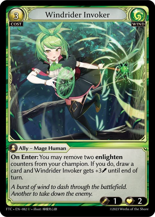 Windrider Invoker (082) [Fractured Crown] | Card Merchant Takapuna