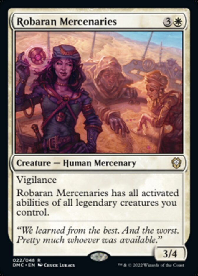 Robaran Mercenaries [Dominaria United Commander] | Card Merchant Takapuna