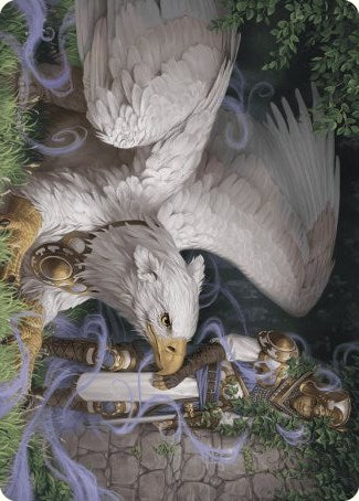 Dutiful Griffin Art Card [Wilds of Eldraine Art Series] | Card Merchant Takapuna