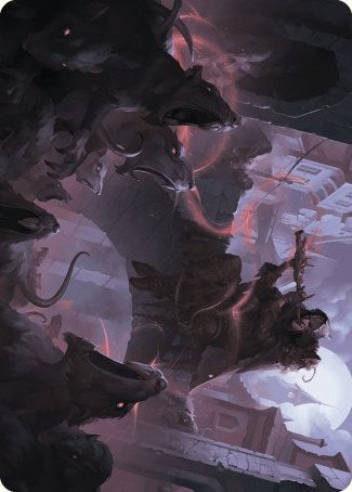 Gnawing Crescendo Art Card [Wilds of Eldraine Art Series] | Card Merchant Takapuna