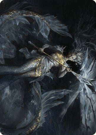 Sharae of Numbing Depths Art Card [Wilds of Eldraine Art Series] | Card Merchant Takapuna