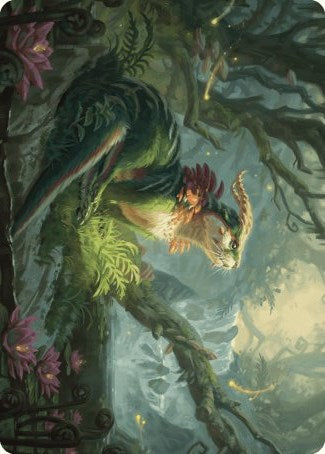 Elusive Otter Art Card [Wilds of Eldraine Art Series] | Card Merchant Takapuna