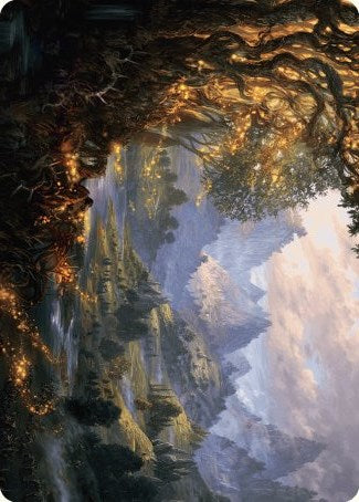 Evolving Wilds Art Card [Wilds of Eldraine Art Series] | Card Merchant Takapuna