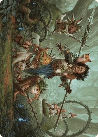 Ellivere of the Wild Court Art Card [Wilds of Eldraine Art Series] | Card Merchant Takapuna