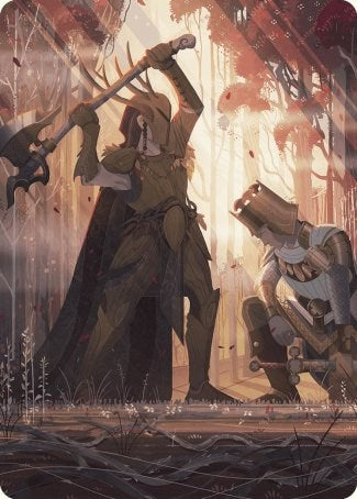 Karmic Justice Art Card [Wilds of Eldraine Art Series] | Card Merchant Takapuna