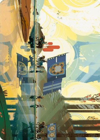 Knightly Valor Art Card [Wilds of Eldraine Art Series] | Card Merchant Takapuna