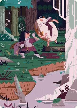 Stab Wound Art Card [Wilds of Eldraine Art Series] | Card Merchant Takapuna