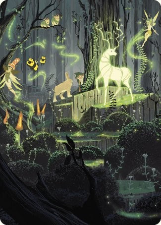 Primal Vigor Art Card [Wilds of Eldraine Art Series] | Card Merchant Takapuna