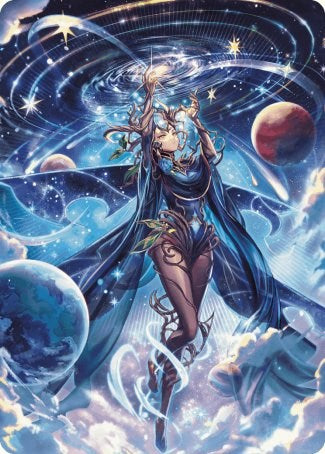 Omniscience Anime Art Card [Wilds of Eldraine Art Series] | Card Merchant Takapuna