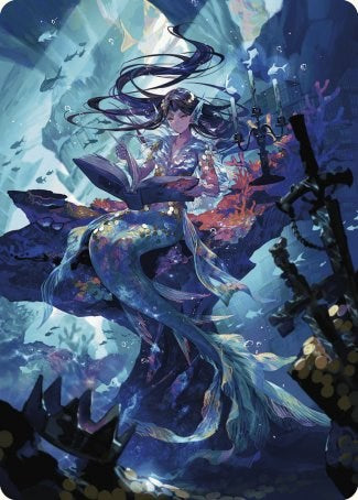 Rhystic Study Art Card [Wilds of Eldraine Art Series] | Card Merchant Takapuna