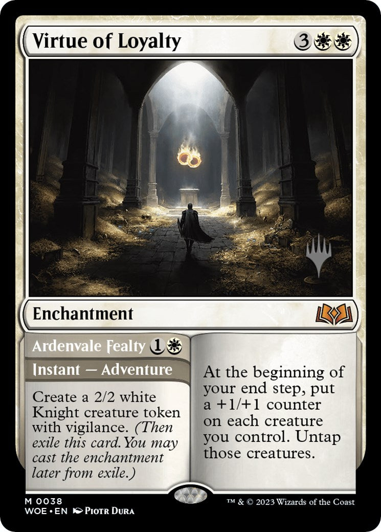 Virtue of Loyalty // Ardenvale Fealty (Promo Pack) [Wilds of Eldraine Promos] | Card Merchant Takapuna
