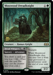 Mosswood Dreadknight // Dread Whispers (Promo Pack) [Wilds of Eldraine Promos] | Card Merchant Takapuna