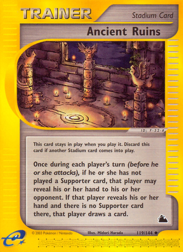 Ancient Ruins (119/144) [Skyridge] | Card Merchant Takapuna