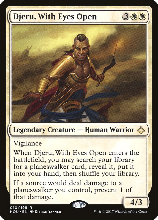 Djeru, With Eyes Open [Hour of Devastation] | Card Merchant Takapuna