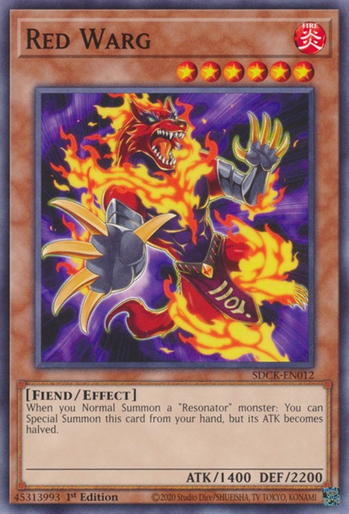 Red Warg [SDCK-EN012] Common | Card Merchant Takapuna