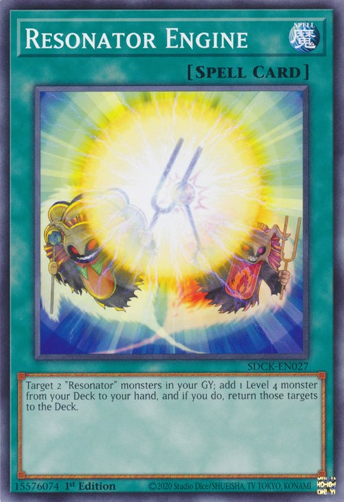 Resonator Engine [SDCK-EN027] Common | Card Merchant Takapuna
