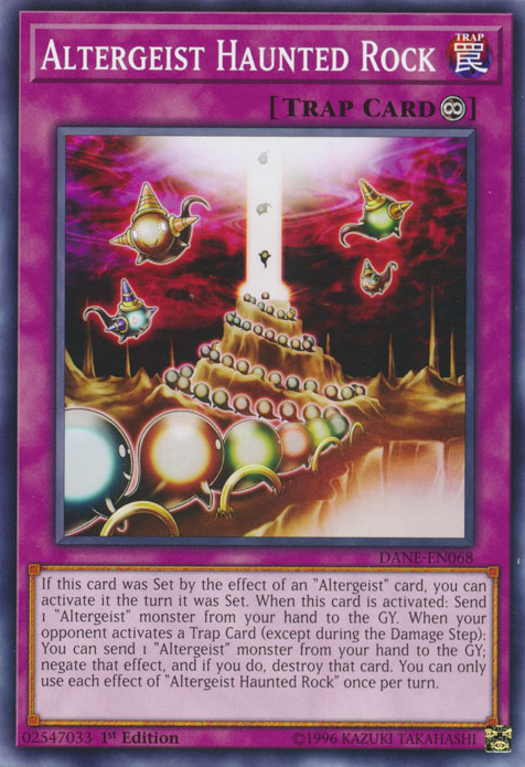 Altergeist Haunted Rock [DANE-EN068] Common | Card Merchant Takapuna