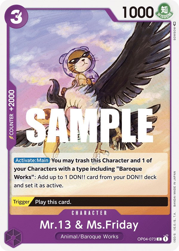 Mr.13 & Ms.Friday [Kingdoms of Intrigue] | Card Merchant Takapuna
