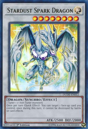 Stardust Spark Dragon [DUDE-EN012] Ultra Rare | Card Merchant Takapuna