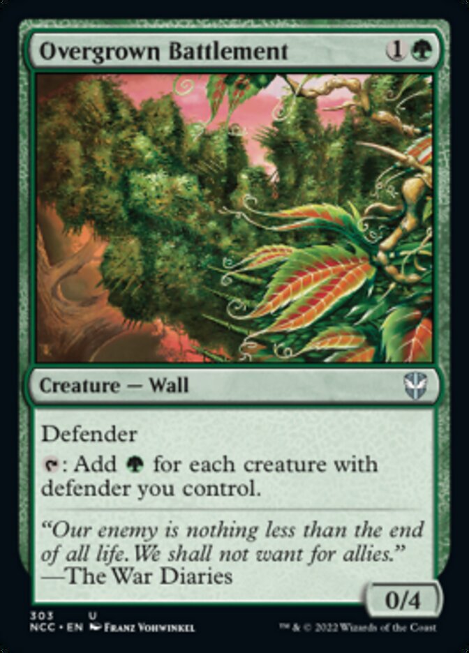 Overgrown Battlement [Streets of New Capenna Commander] | Card Merchant Takapuna