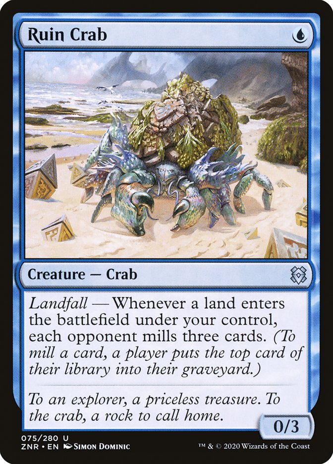 Ruin Crab [Zendikar Rising] | Card Merchant Takapuna