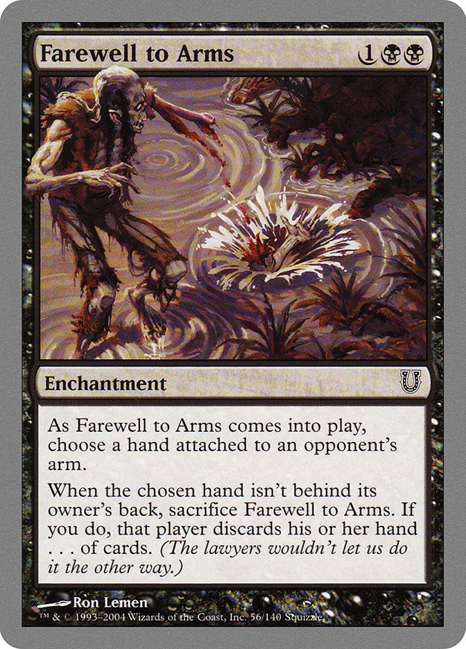 Farewell to Arms [Unhinged] | Card Merchant Takapuna