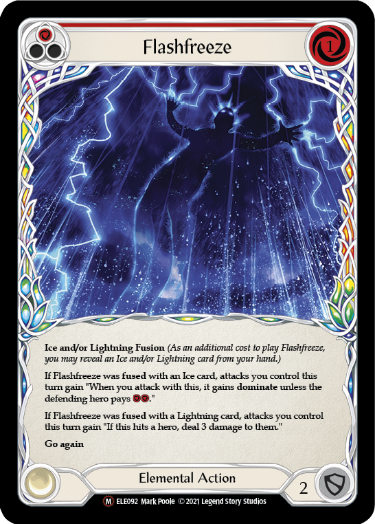 Flashfreeze [U-ELE092] (Tales of Aria Unlimited)  Unlimited Normal | Card Merchant Takapuna