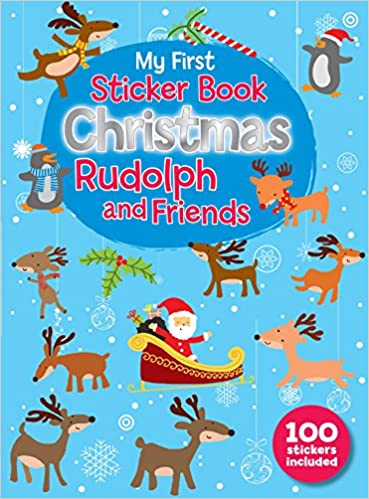 My Frist Sticker Book Christmas - Rudolph and Friends | Card Merchant Takapuna
