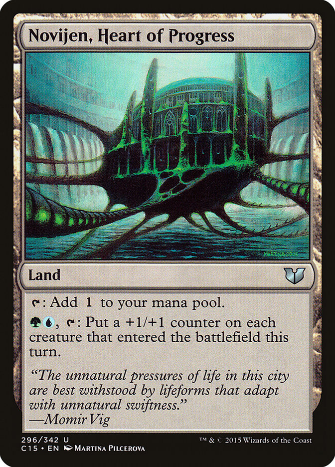 Novijen, Heart of Progress [Commander 2015] | Card Merchant Takapuna