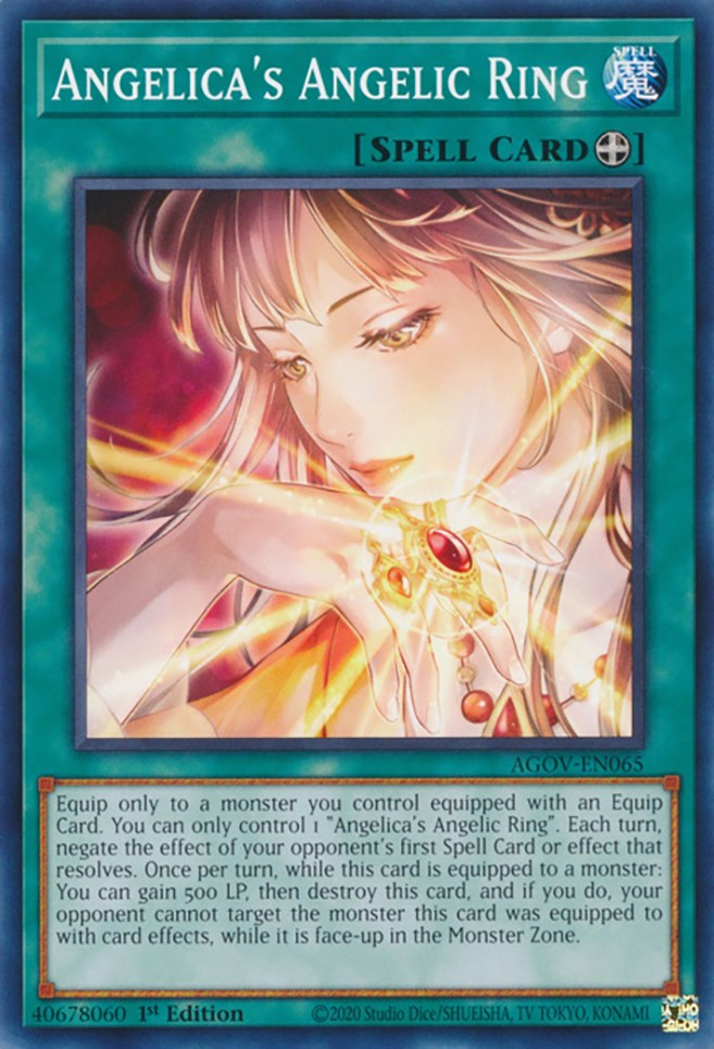 Angelica's Angelic Ring [AGOV-EN065] Common | Card Merchant Takapuna