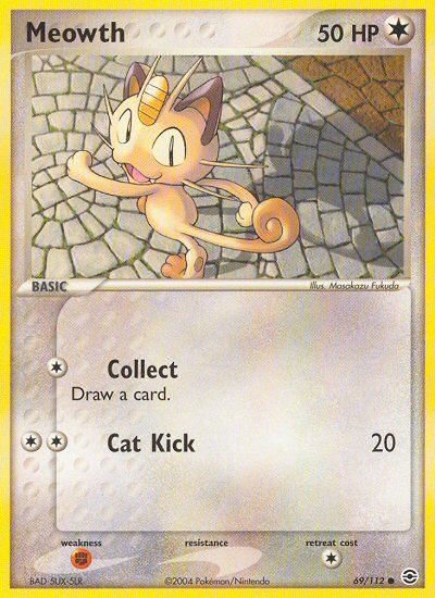 Meowth (69/112) [EX: FireRed & LeafGreen] | Card Merchant Takapuna