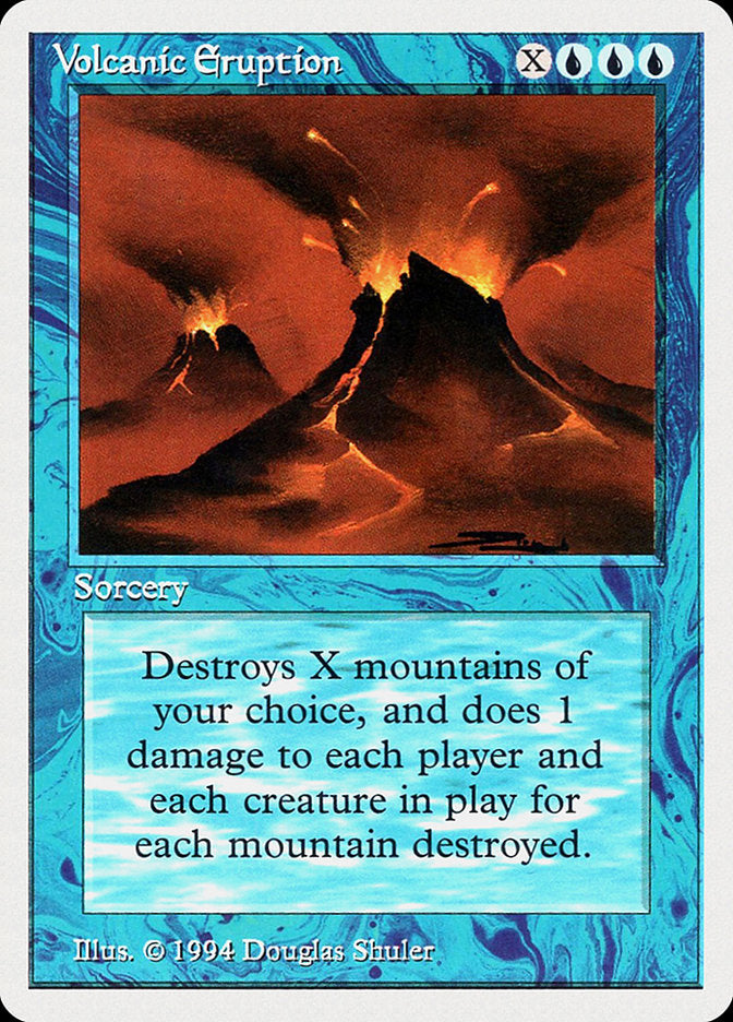 Volcanic Eruption [Summer Magic / Edgar] | Card Merchant Takapuna