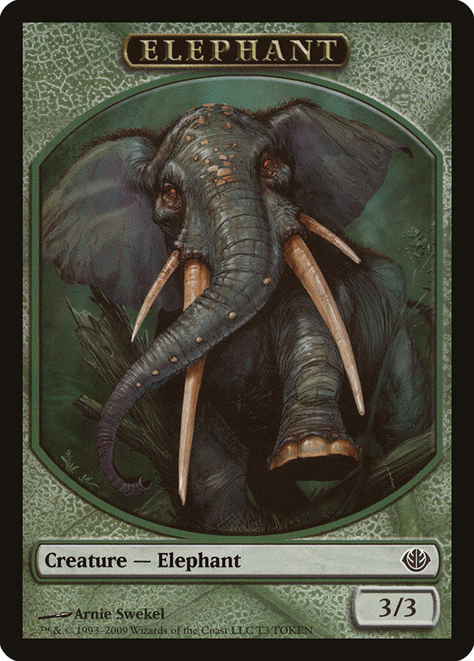 Elephant Token [Duel Decks: Garruk vs. Liliana Tokens] | Card Merchant Takapuna