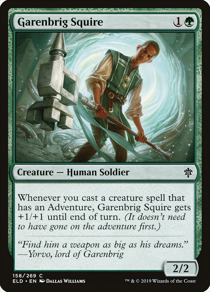 Garenbrig Squire [Throne of Eldraine] | Card Merchant Takapuna