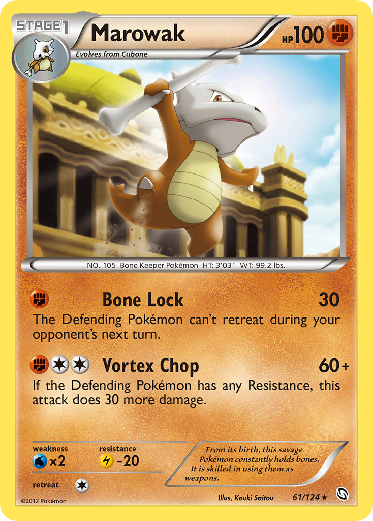 Marowak (61/124) [Black & White: Dragons Exalted] | Card Merchant Takapuna