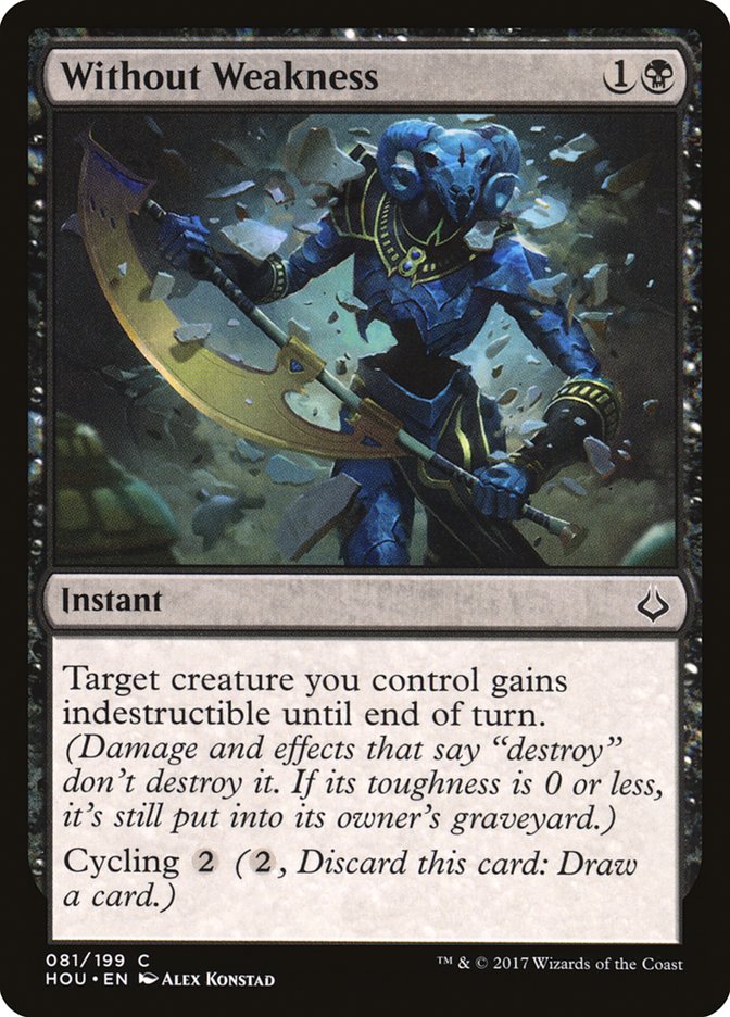 Without Weakness [Hour of Devastation] | Card Merchant Takapuna