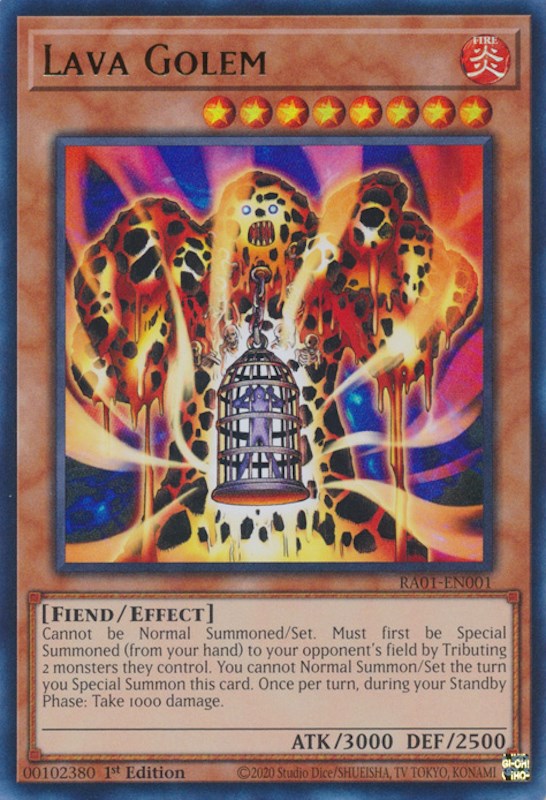 Lava Golem [RA01-EN001] Ultra Rare | Card Merchant Takapuna