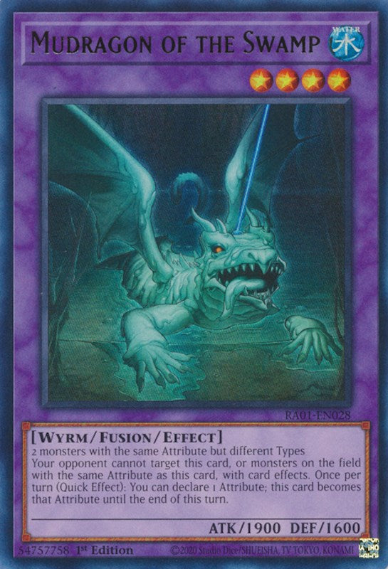 Mudragon of the Swamp [RA01-EN028] Ultra Rare | Card Merchant Takapuna